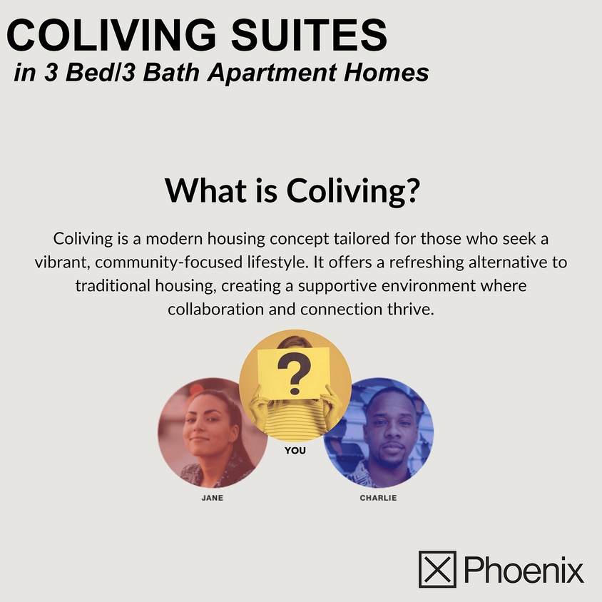 3 Bedroom COLIVING pt1 - COLIVING Suites in 3 BR/3BA