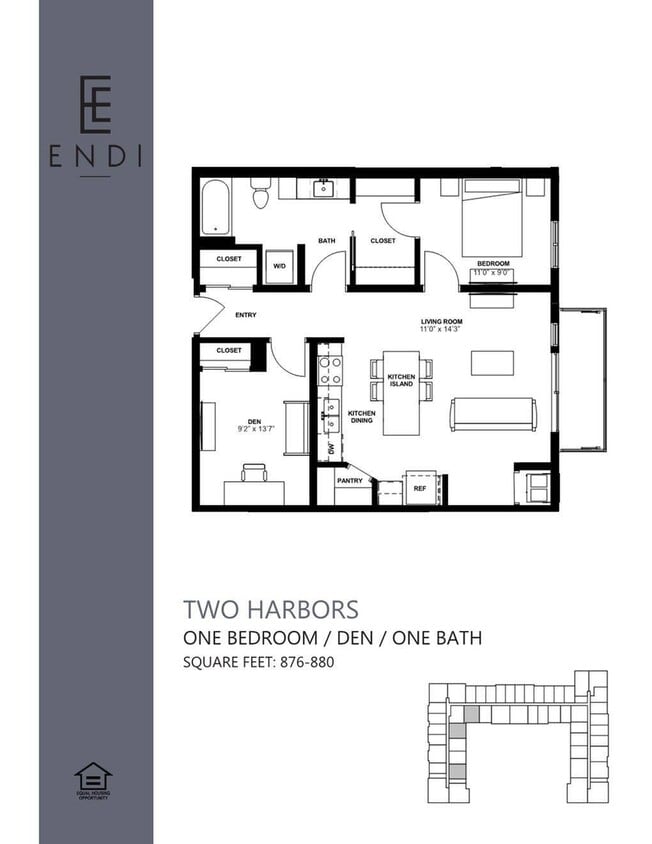 Floor Plan - Two Harbors