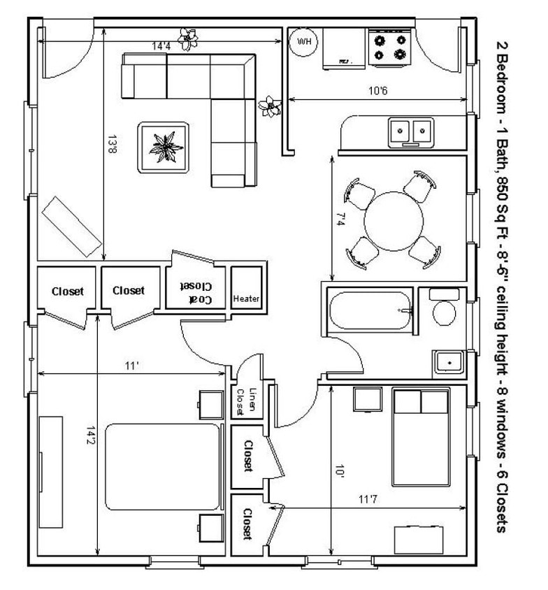 2 Bedroom - 2bedroom