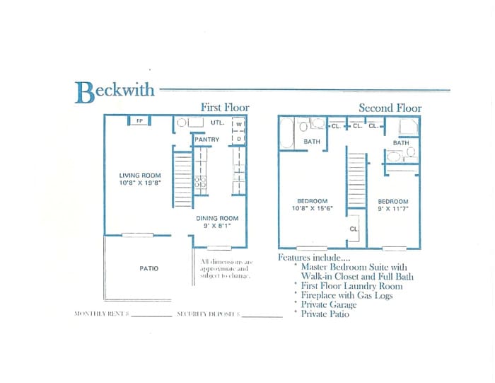 Floor Plan - Bainbridge