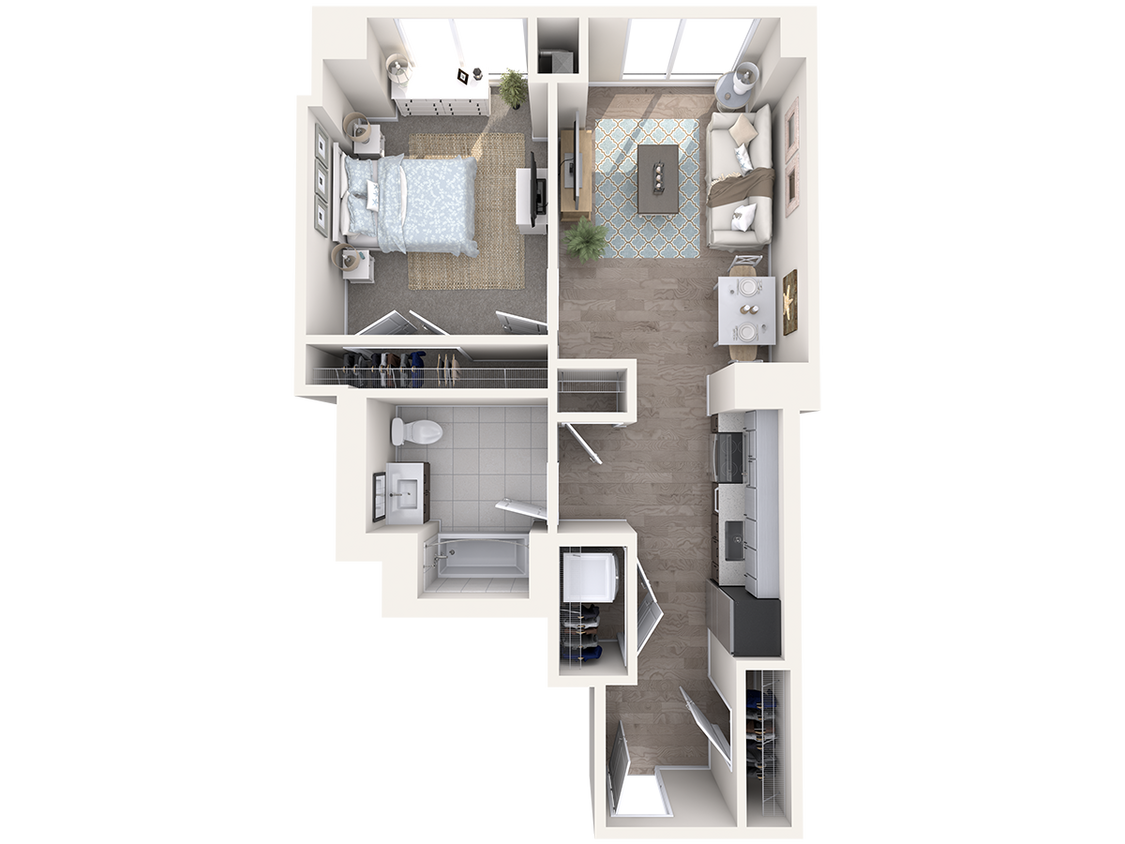 Floor Plan - Watermark B1-1.4