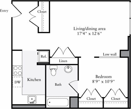 Floor Plan - The Lofts Studio C