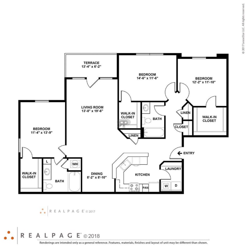 Floor Plan - 3 Bedroom Craftsman Select