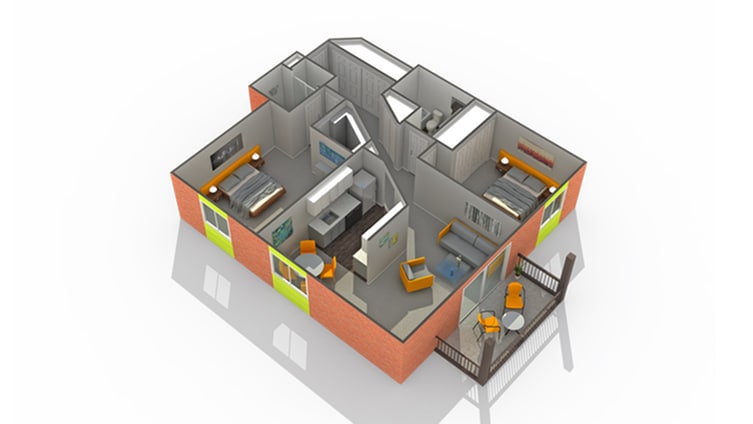 b7_1045_sq_ft_2bd-2ba_view_1 - B7