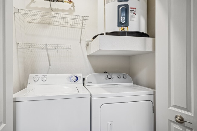 In-unit washer and dryer - eaves Twin Creeks
