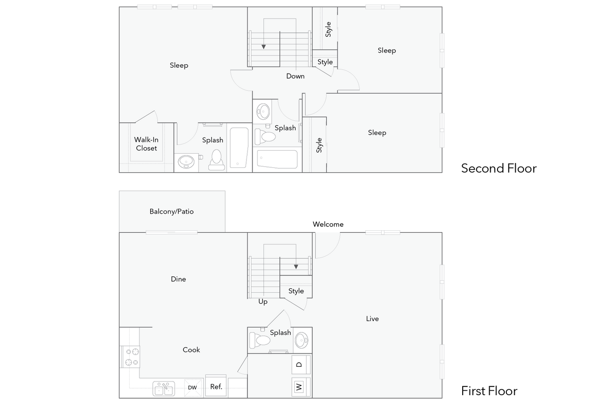 Danbury | 3-Bedroom Floorplan - Danbury