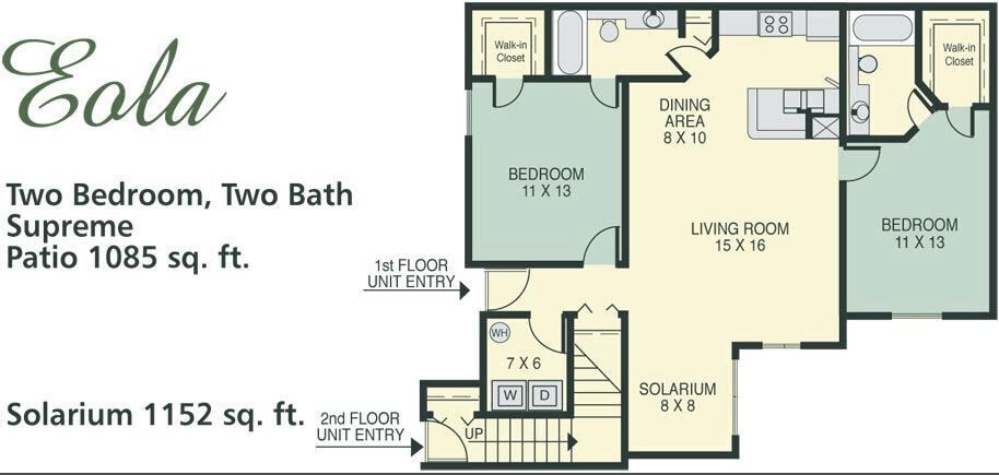 Floor Plan - The Eola - Solarium