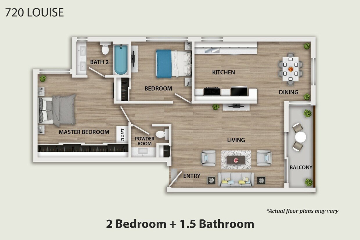 720 Louise 2 Bed 1 and half Bath - 2BR/1.5BA