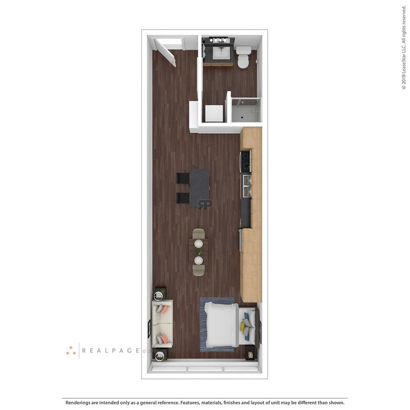 Floor Plan - 122 | Studio Piazza View Julie