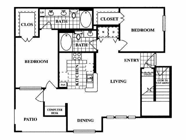 2BR/2BA - B