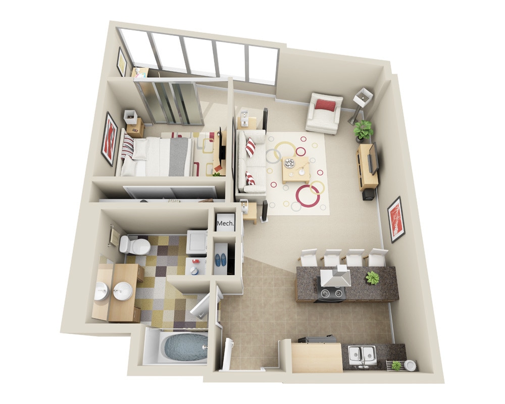 Floor Plan - Highrise A1MD