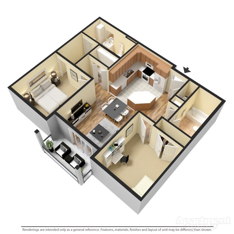Floor Plan - 2 Bedroom