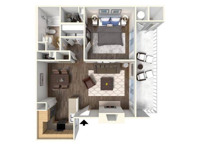 Floor Plan - Cherry Renovated