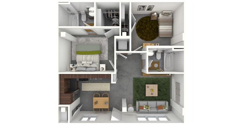 Floor Plan - The Downtown