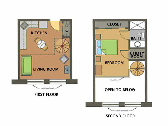 Floorplan - 1 Bedroom Suite