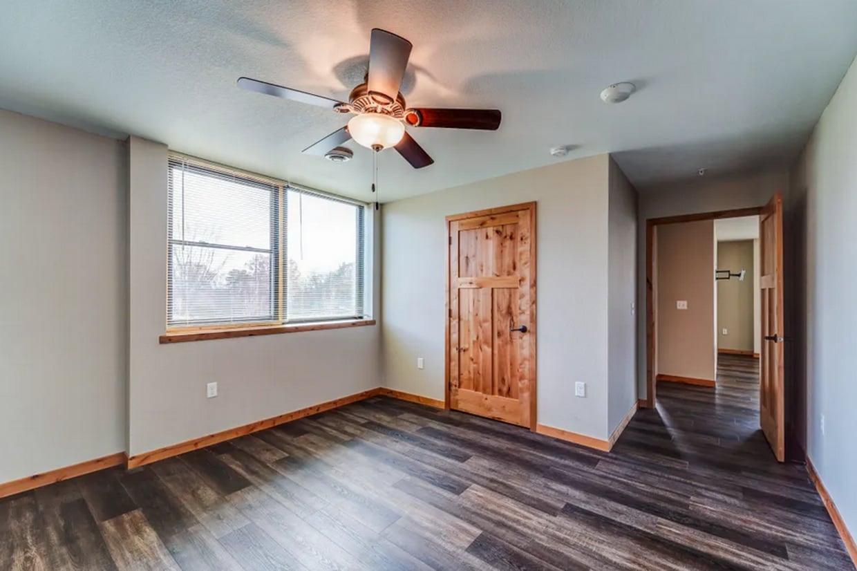 Floor Plan - 2 BD/1 BA - C - with patio and/or spacious sq ft