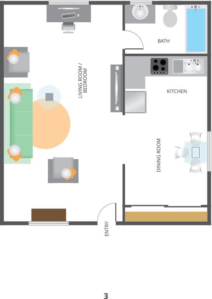 Floor Plan - Studio B