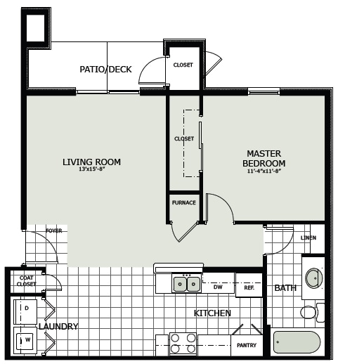 One Bedroom - One Bedroom