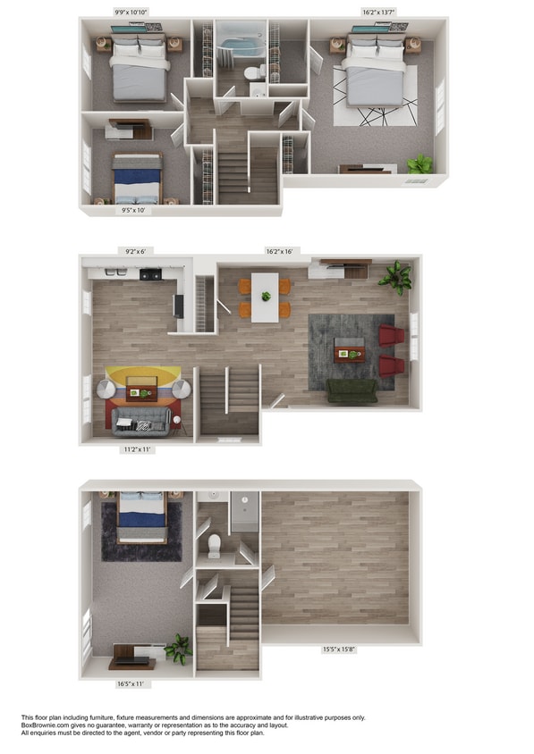 Floor Plan - Pine *Newly Renovated Homes Av