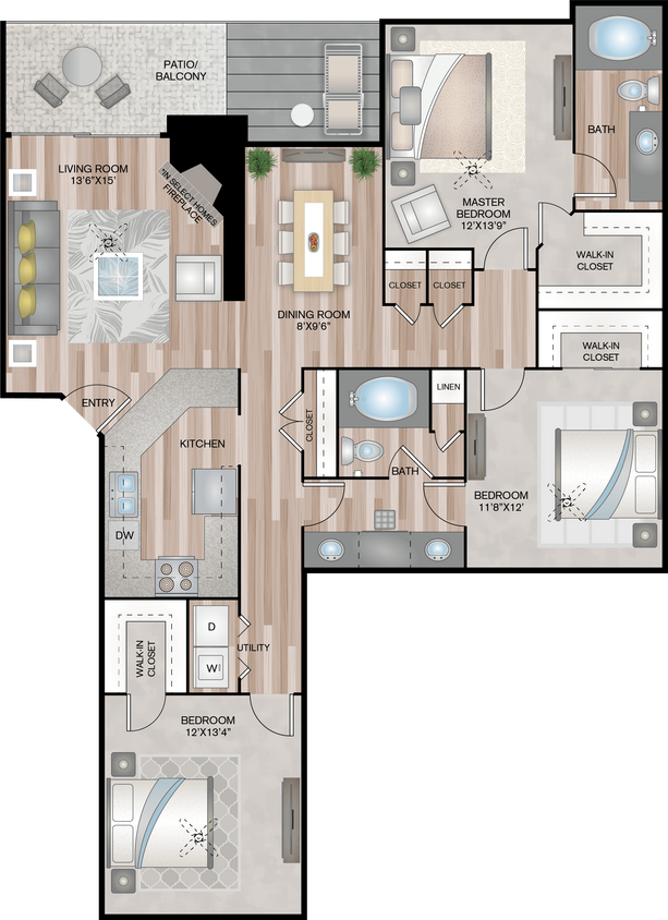 Floor Plan - Torrey Pines