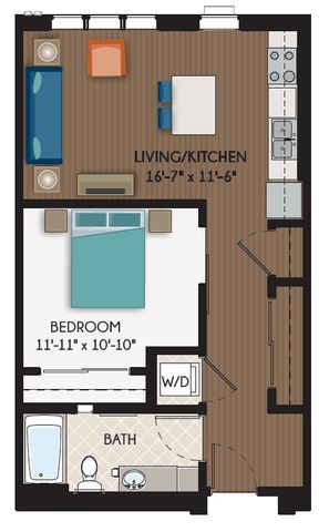 Floor Plan - The Uptown