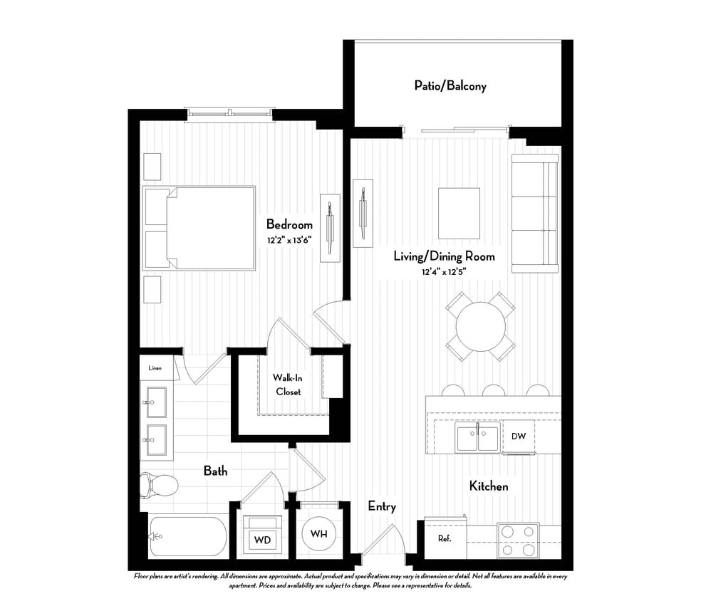 Floor Plan - A1W (Salary Requirements Apply)