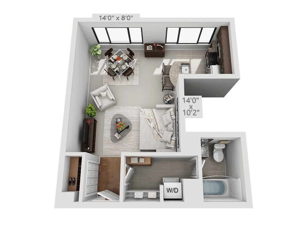 Floor Plan - Plan E1C