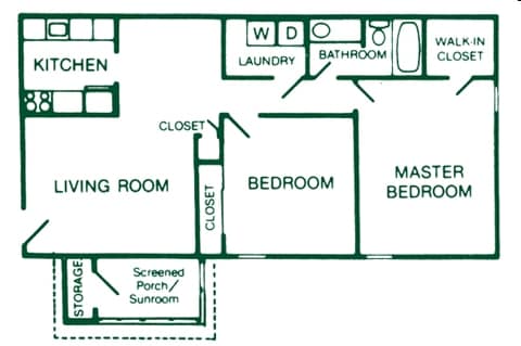 2BR/1BA - B1
