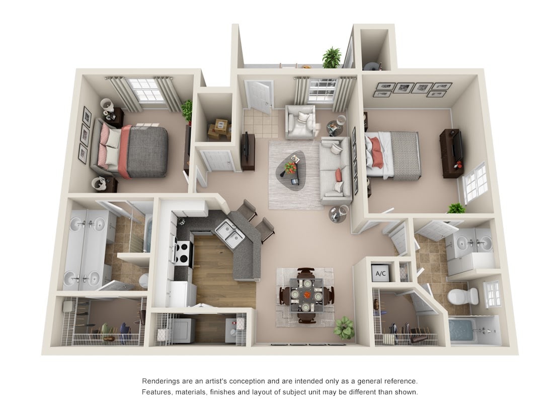 Floor Plan - Open Kitchen