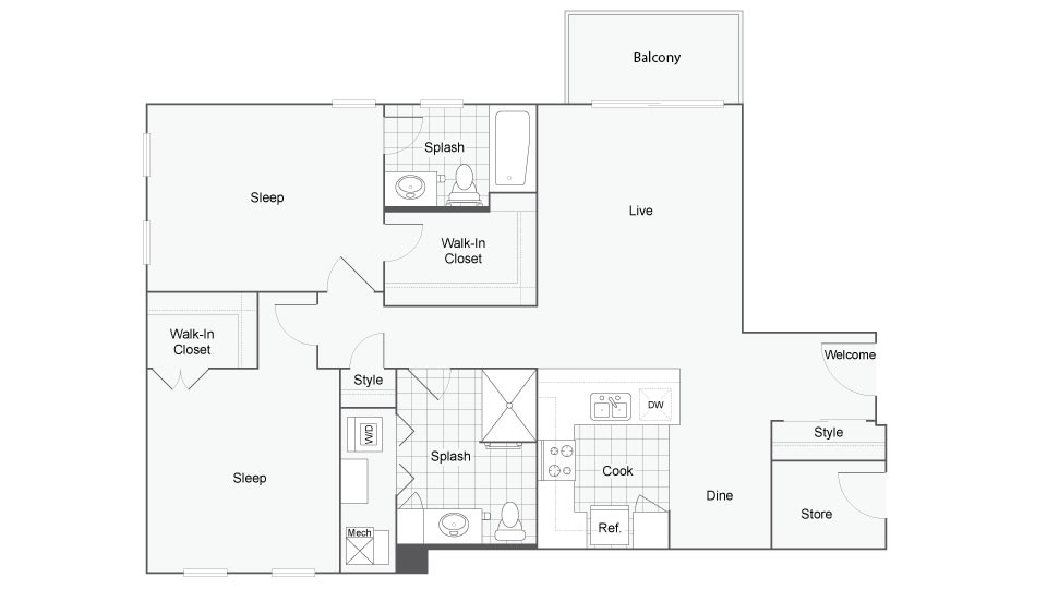 Floor Plan - The Water