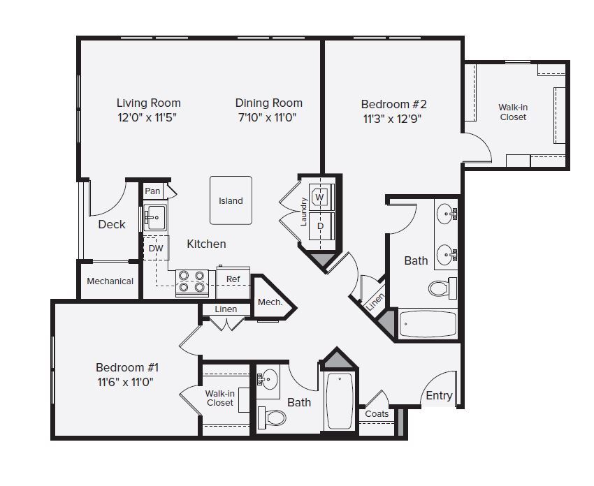 Floor Plan - B10-3-1145