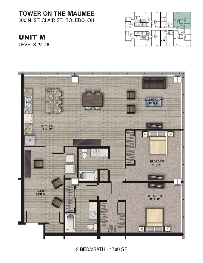 Floor Plan - Tower M
