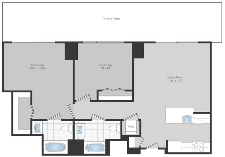 Floor Plan - Penthouse 1509