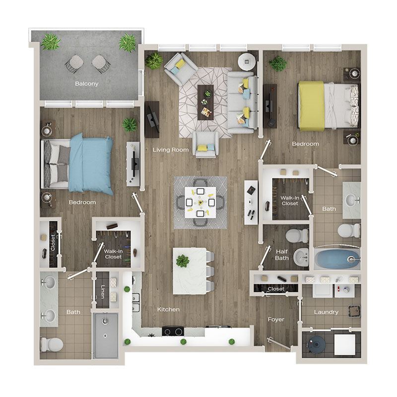 Floor Plan - Ewing Renovated