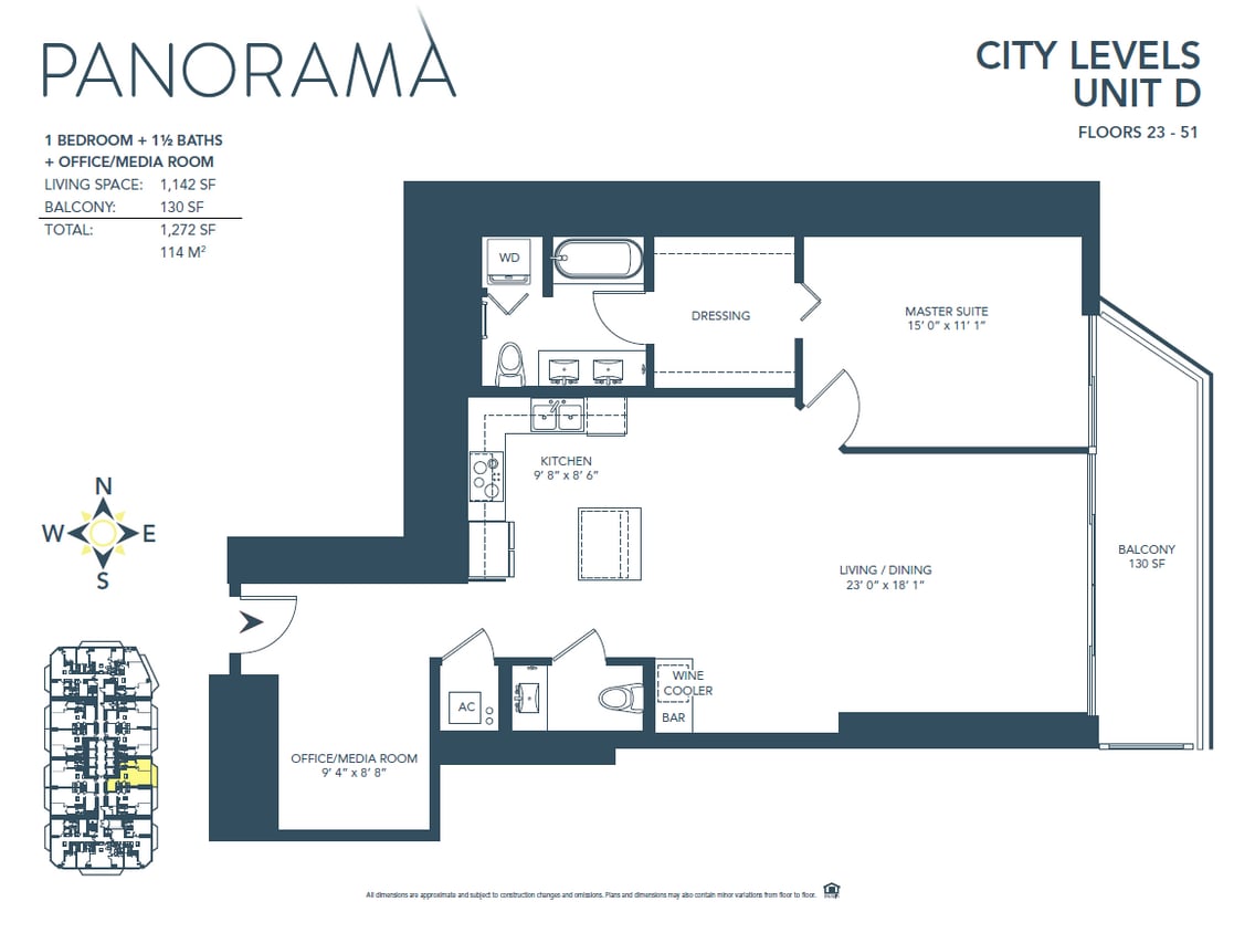 Floor Plan - D  Line - City Level