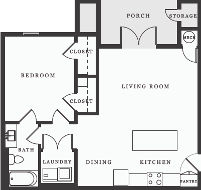 Floor Plan - The Evangeline