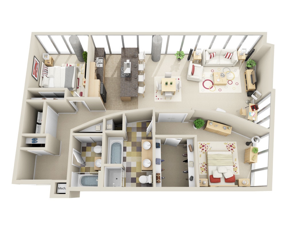 Floor Plan - Highrise B2M