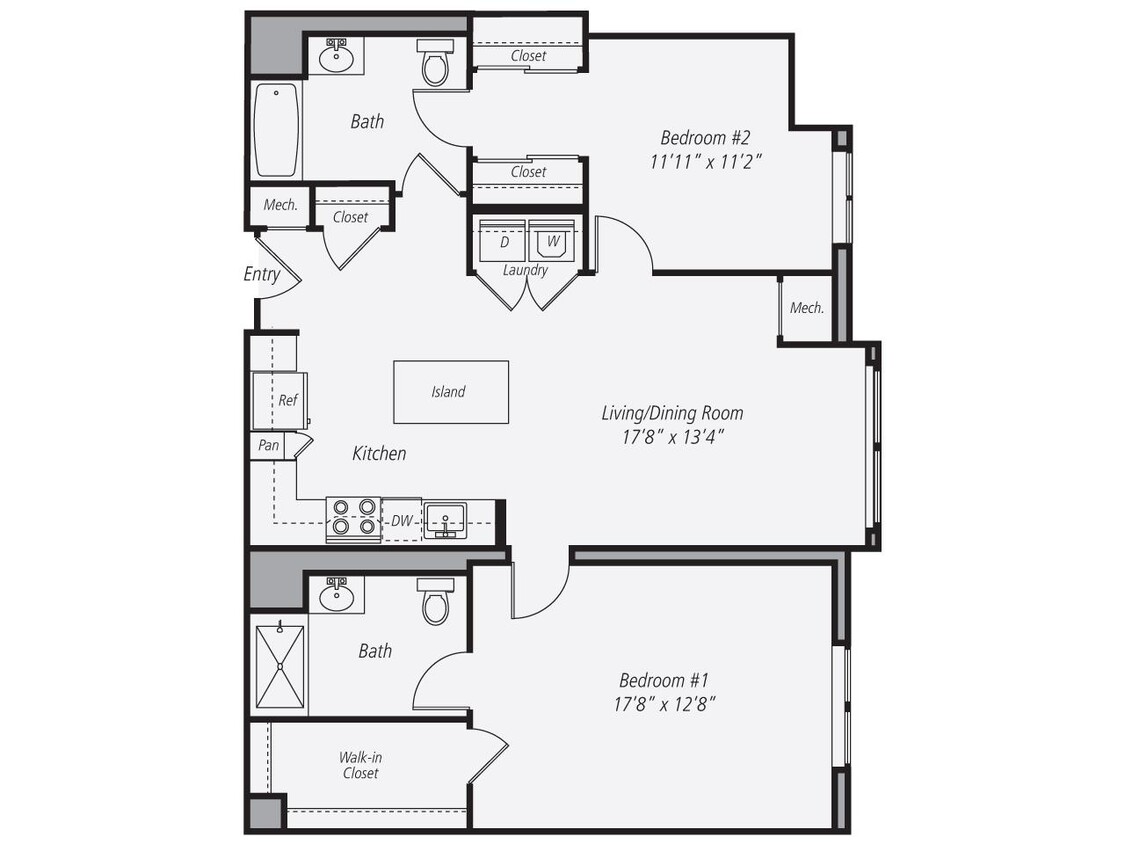 Floor Plan - B2-1107