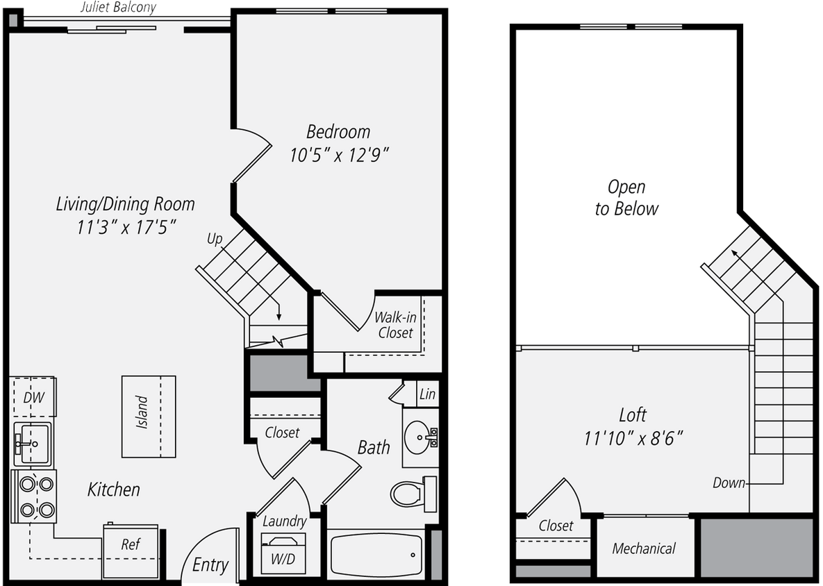 Floor Plan - A1 Loft