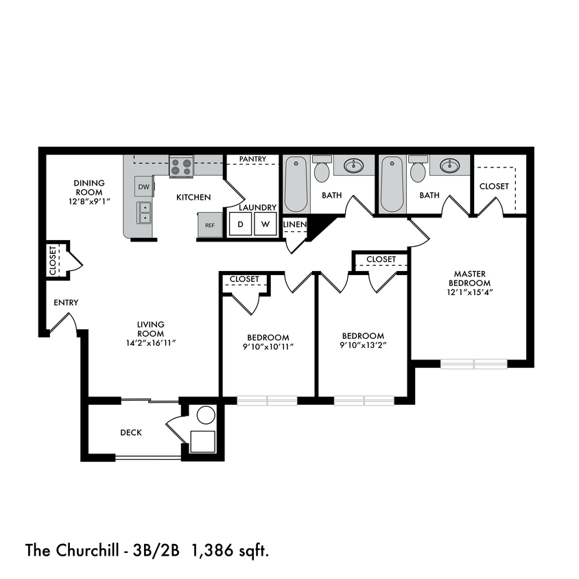 Floor Plan - The Churchill