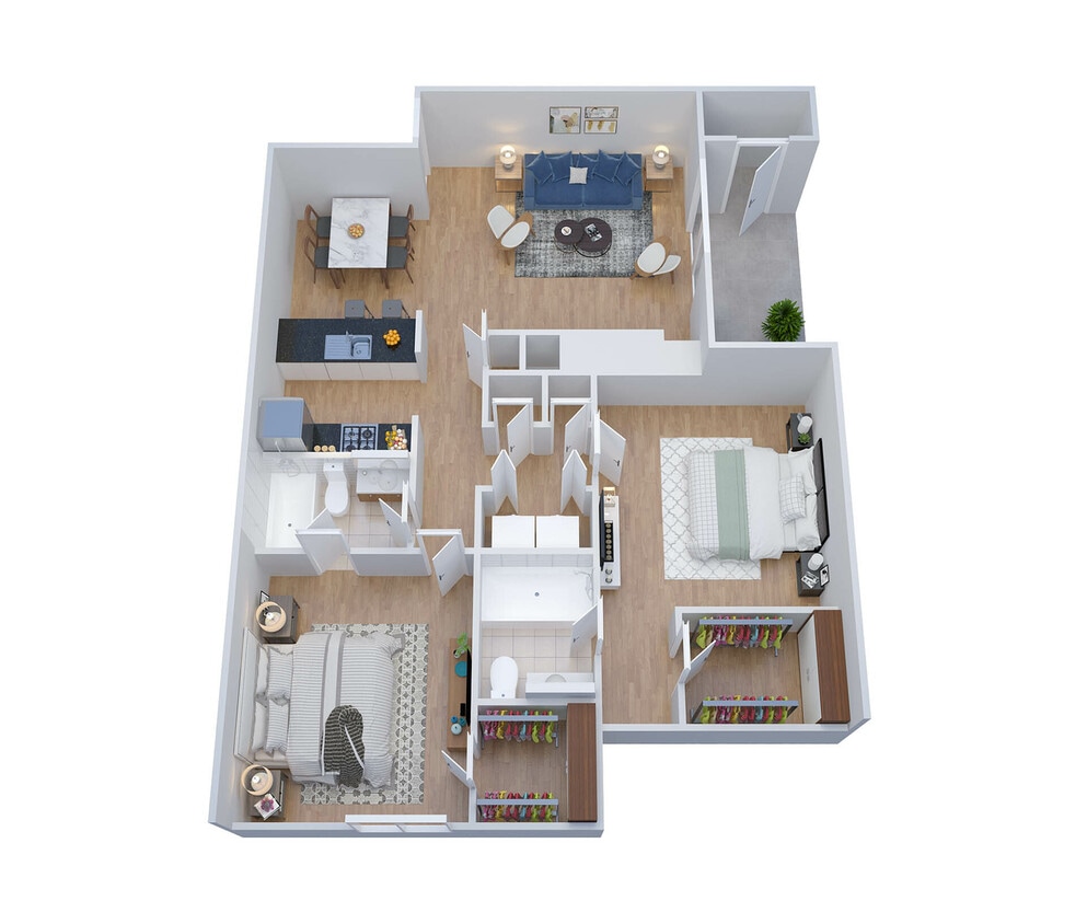 Potomac Floor Plan - Potomac Renovated