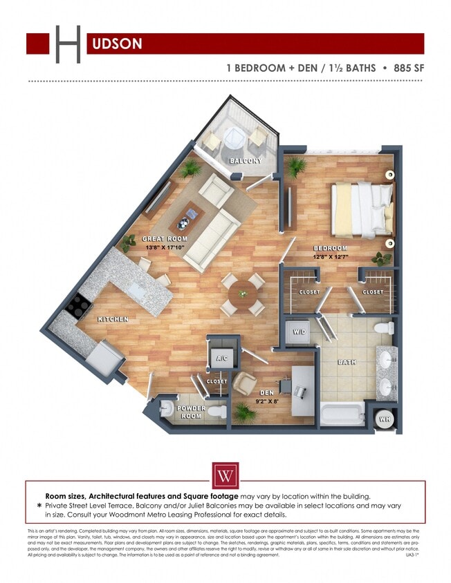 Floor Plan - Hudson