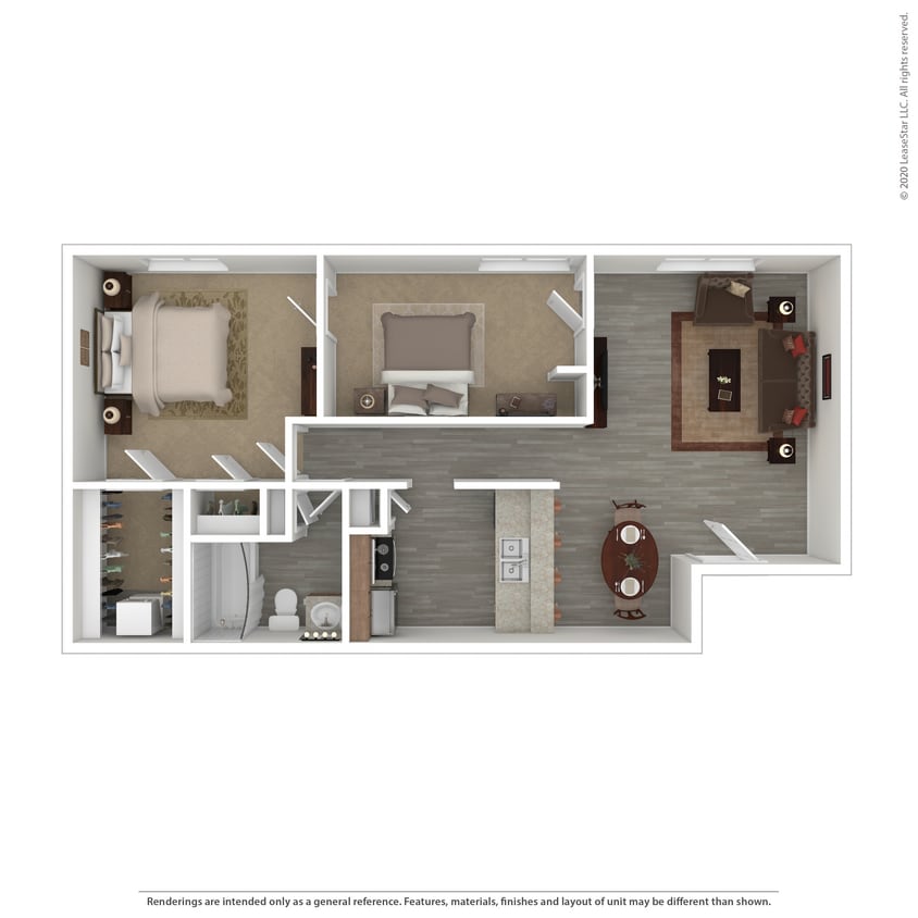 Floor Plan - 1x1