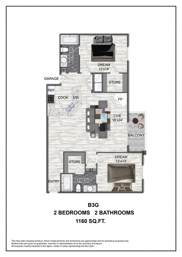 Floor Plan - B3G