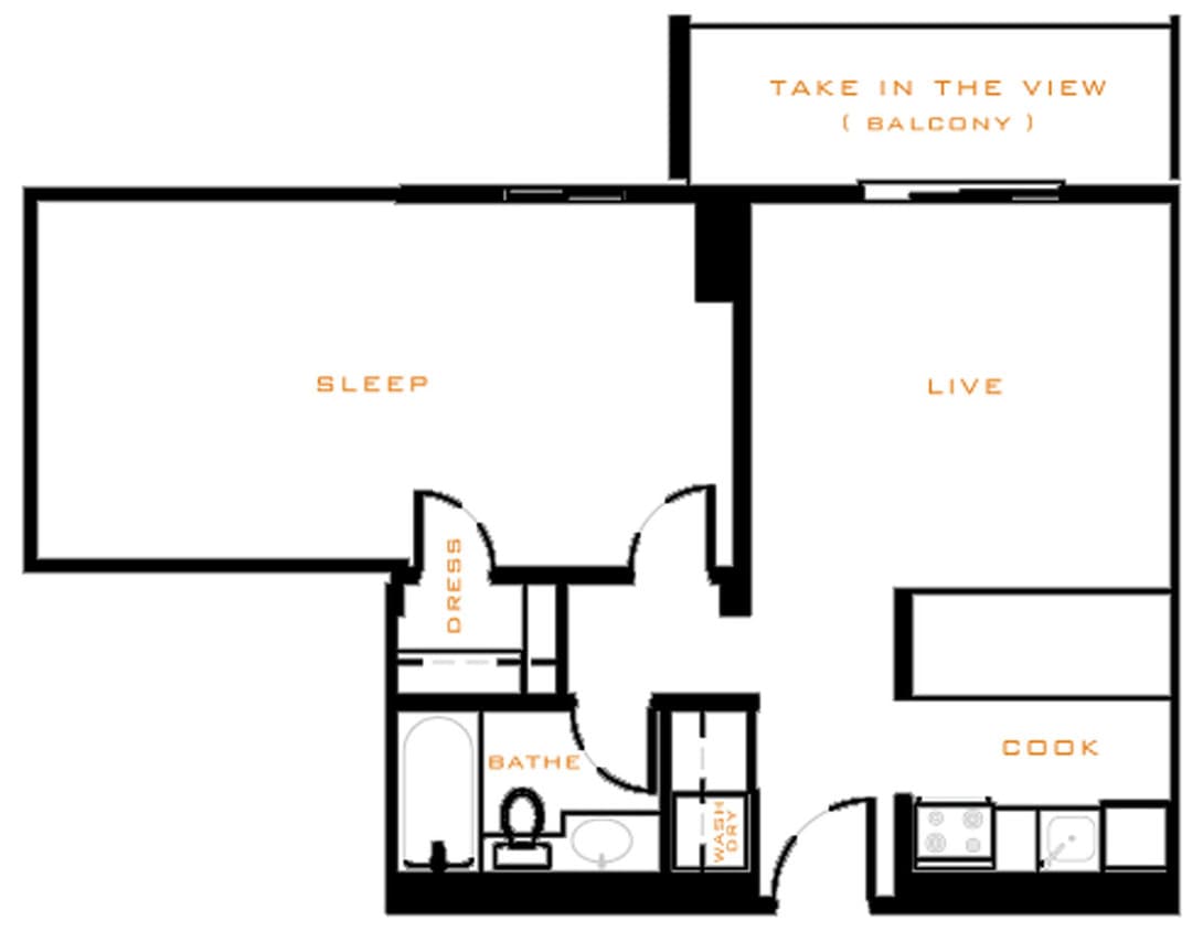 Floor Plan - The Curtis