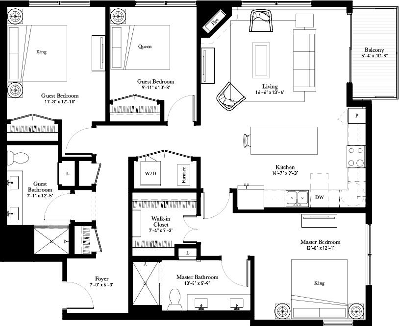 Floor Plan - Signature Orchid (C2s)