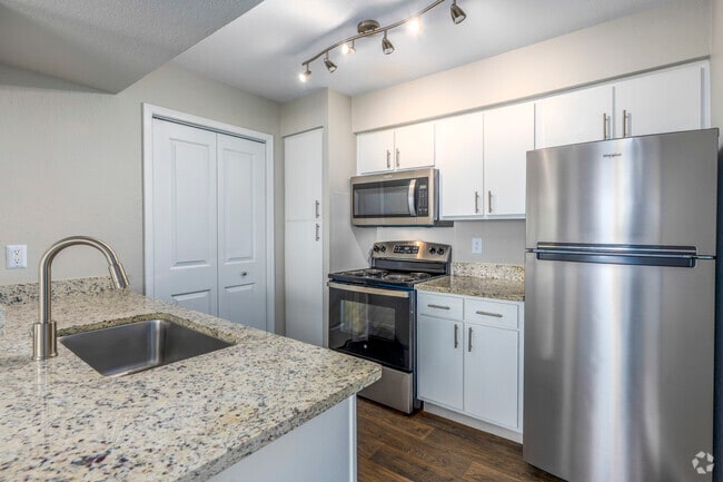 2BR, 1BA - 800SF - Kitchen - River Walk at Puerta de Corrales