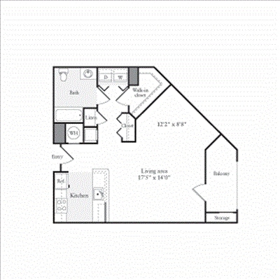 Floor Plan - Studio B
