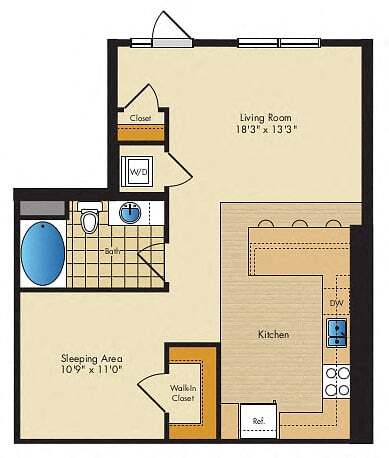 Floor Plan - Studio-ST-1