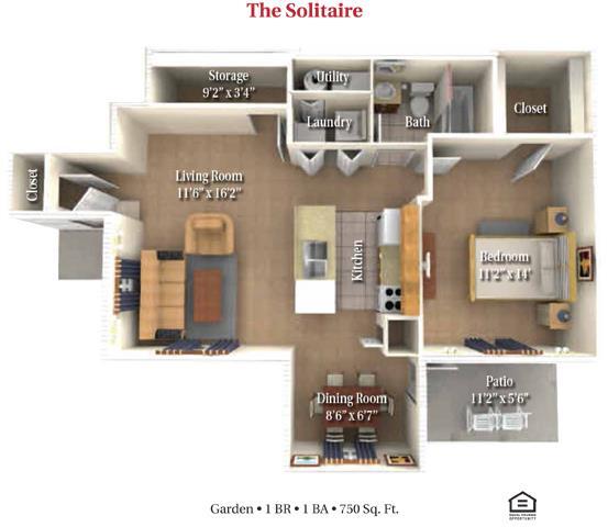 Floor Plan - The Solitaire
